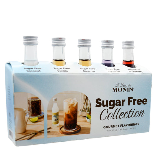 Monin Mini Sample Collection - Sugar Free Syrup Pack 5 X 50ml