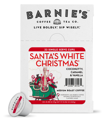 Barnie's Santa's White Christmas 24 CT