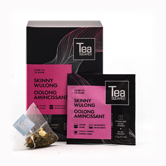 Tea Squared Pyramid Teabags - Oolong - Skinny Wulong 15 CT