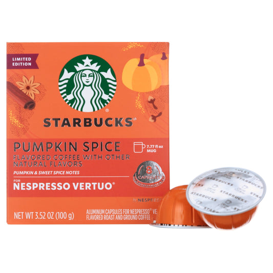 Nespresso Vertuo Starbucks A Limited Edition - Long Coffee - Pumpkin Spice 230ml 8 CT