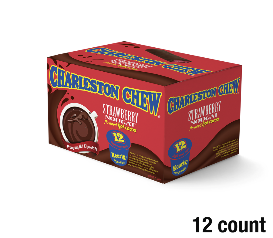 Charleston Chew Strawberry Nougat Hot Chocolate 12 CT