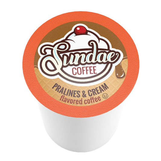 Sundae Coffee Ice Cream Flavoured Pralines & Cream 48 CT
