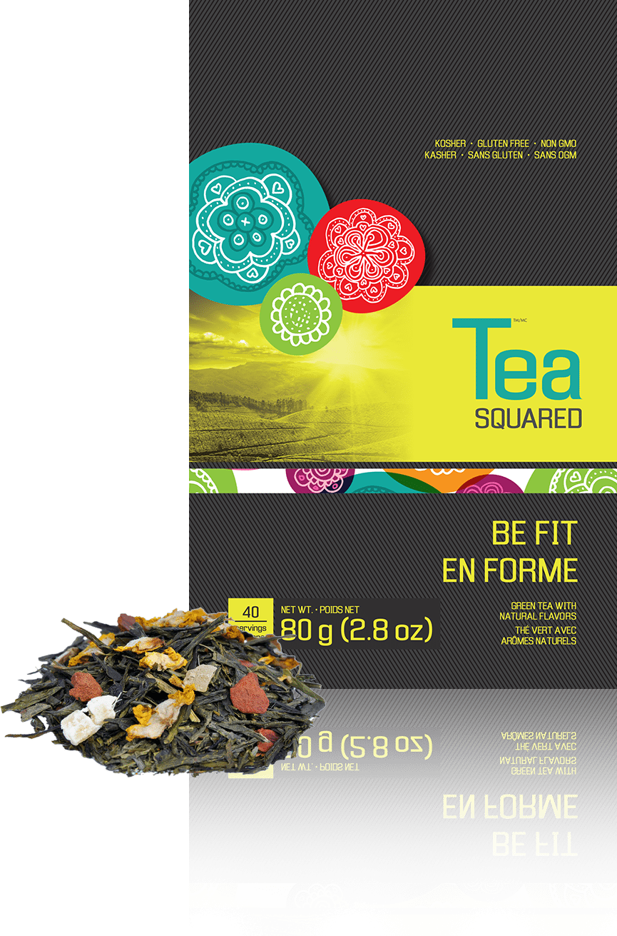 Tea Squared Loose Leaf Tea - Green - Be Fit 80g