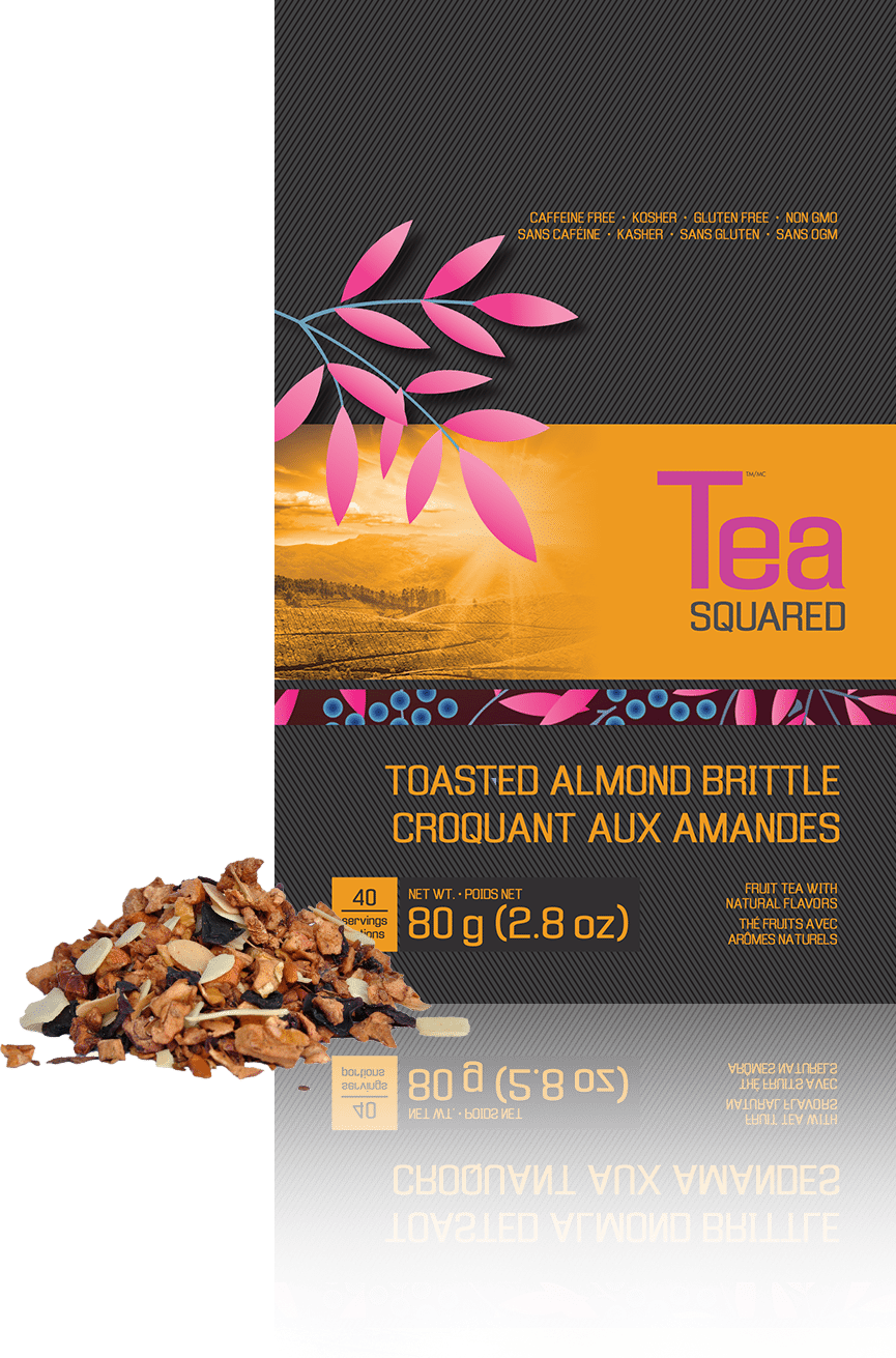 Tea Squared Loose Leaf Tea - Fruity - Toasted Almond Brittle 80g