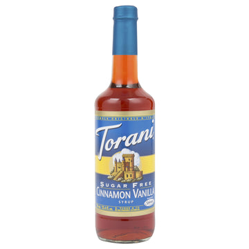 Torani Sugar Free Syrup Cinnamon Vanilla 750ml
