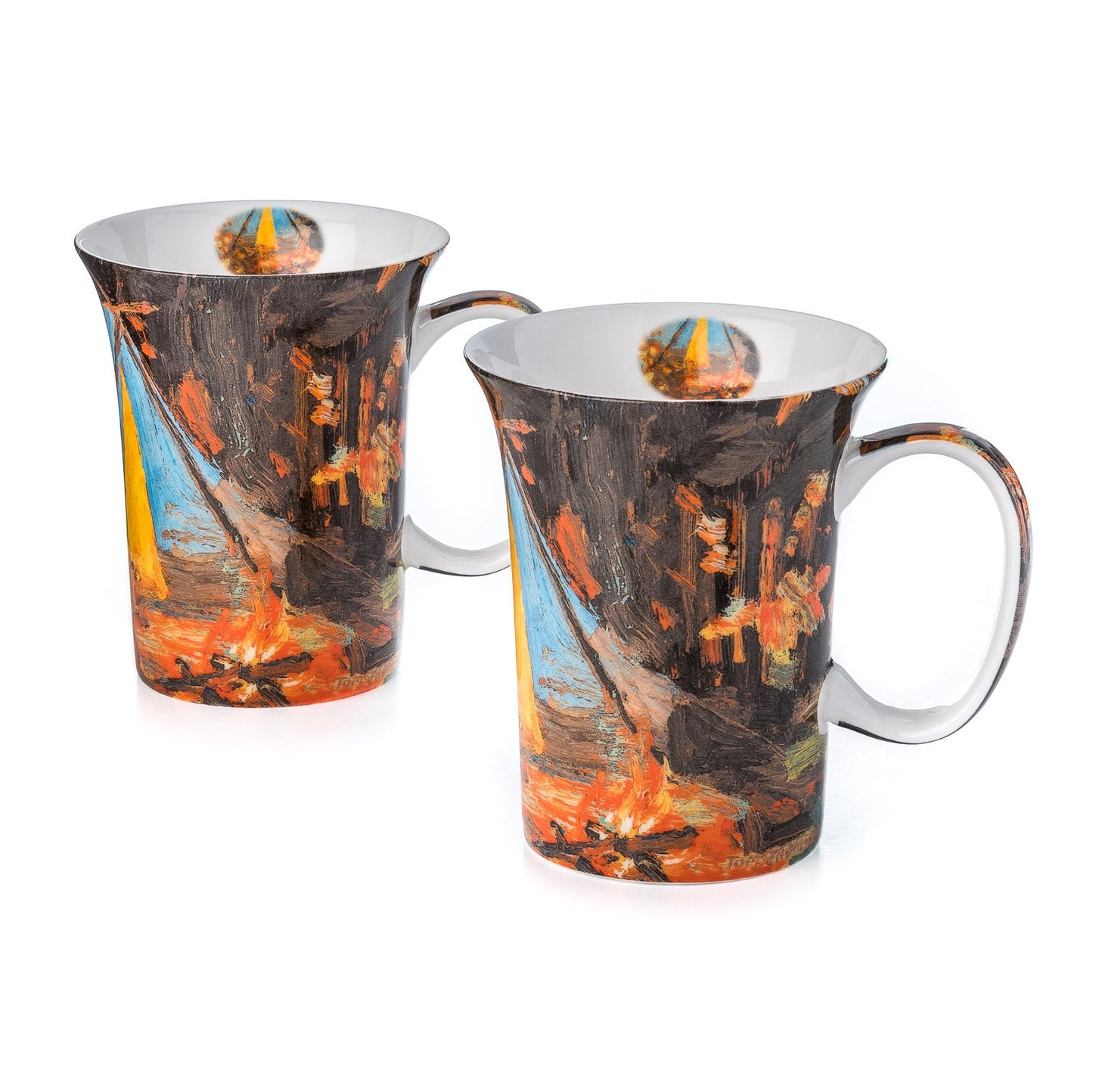McIntosh 2 Mug Set - Tom Thomson - Campfire