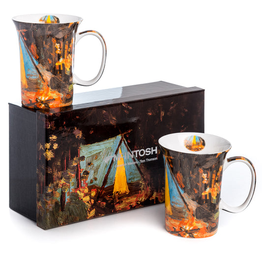 McIntosh 2 Mug Set - Tom Thomson - Campfire