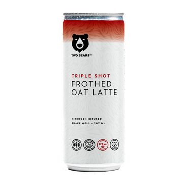 Two Bear Frothed Oat Latte - Triple Shot  207ml