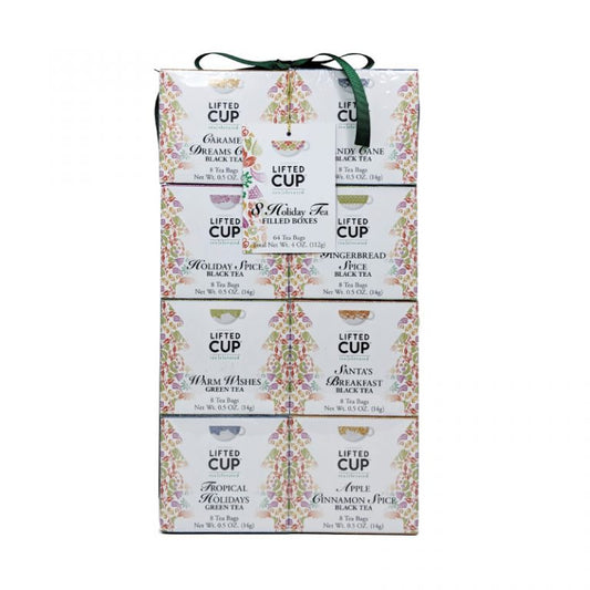 Lifted Cup Holiday Tea Breakaway Box Set 64 CT