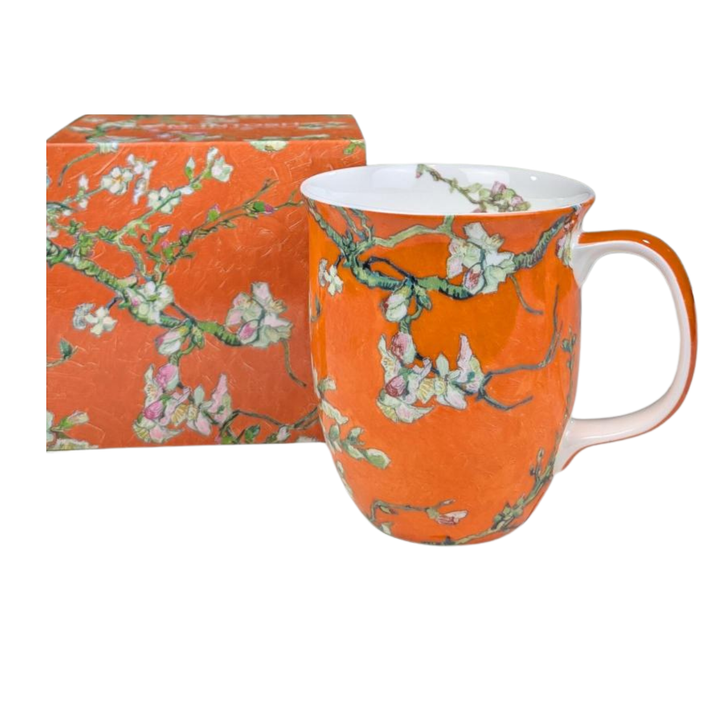 McIntosh Java Mug - Van Gogh - Almond Blossom Orange