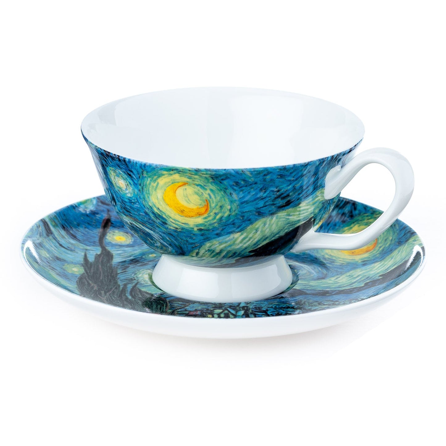 Mcintosh Teacup & Saucer - Van Gogh - Starry Night