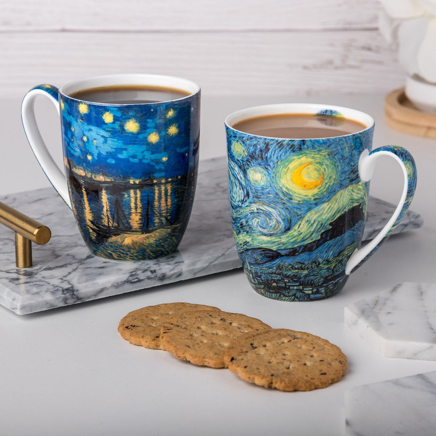 McIntosh 2 Mug Set - Van Gogh - Starry Nights