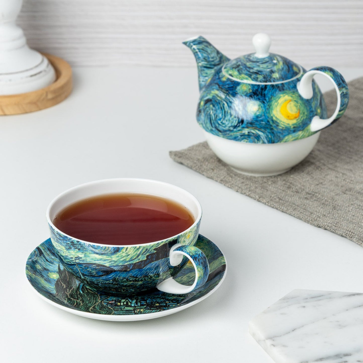 Mcintosh Tea for One - Van Gogh - Starry Night