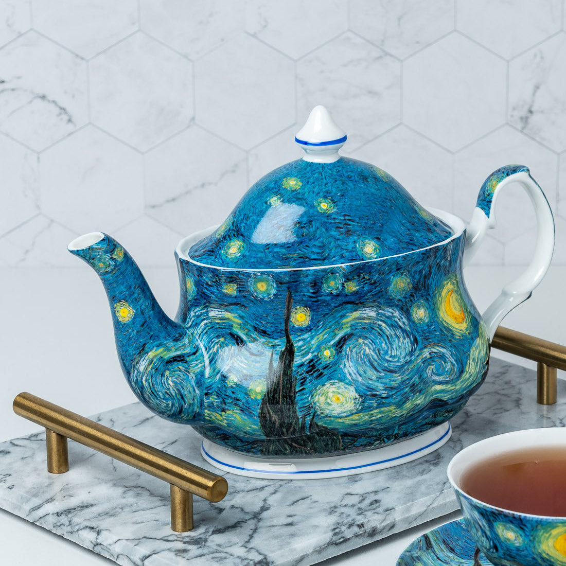 Mcintosh Teapot - Van Gogh - Starry Night