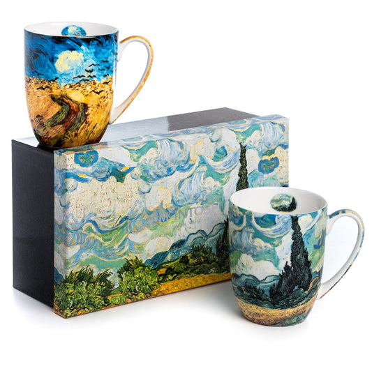 McIntosh 2 Mug Set - Van Gogh - Wheatfields