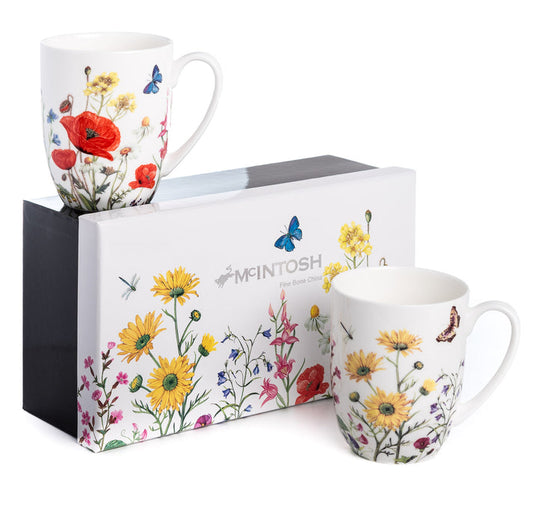 McIntosh 2 Mug Set - Wildflowers