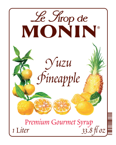Monin Syrup Yuzu Pineapple 1L