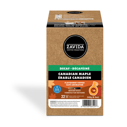 Zavida Canadian Maple Decaf 22 CT