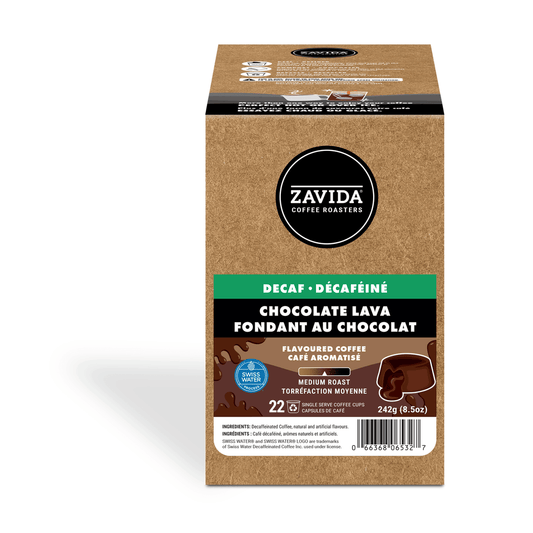 Zavida Chocolate Lava Decaf 22 CT