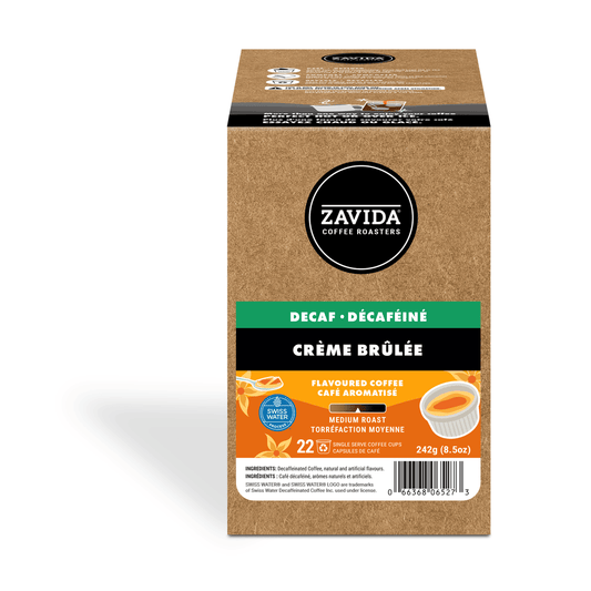 Zavida Crème Brulée Decaf 22 CT