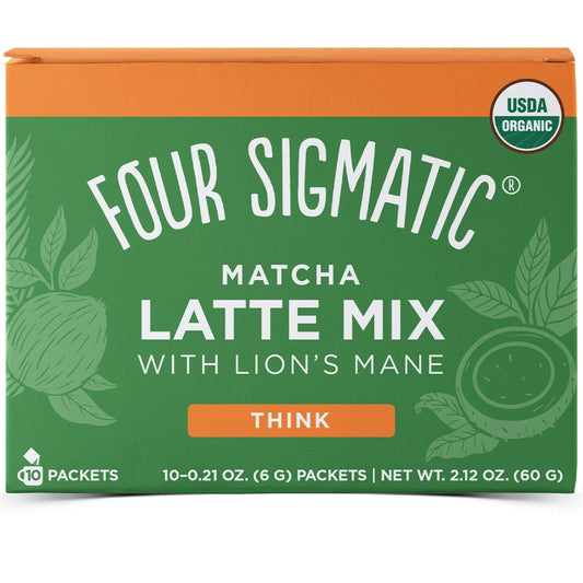 Four Sigmatic SS Latte Mix (Matcha) - Think - Lions Mane/Matcha Single Serve Packet