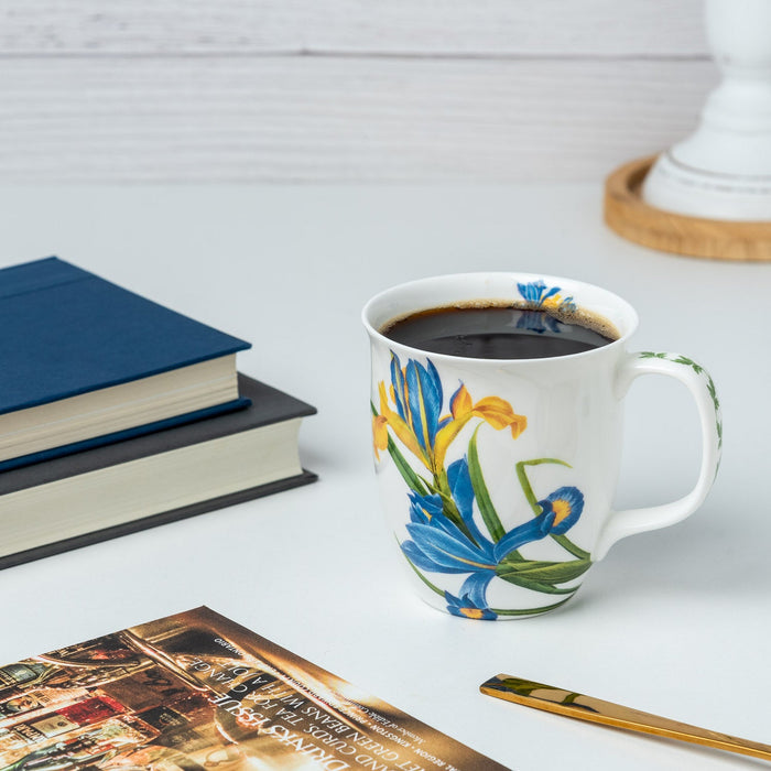 McIntosh Java Mug - Botanical Flowers - Garden Iris