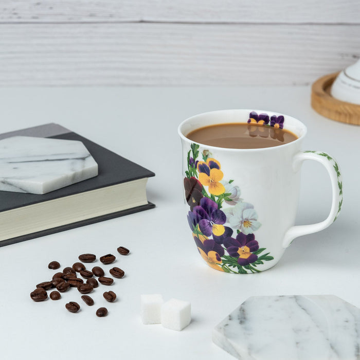 McIntosh Java Mug - Botanical Flowers - Viola