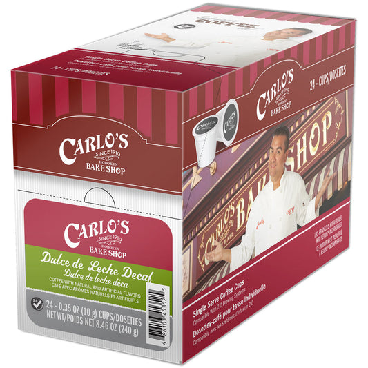 Carlo's Bake Shop Dulce De Leche Decaf 24 CT