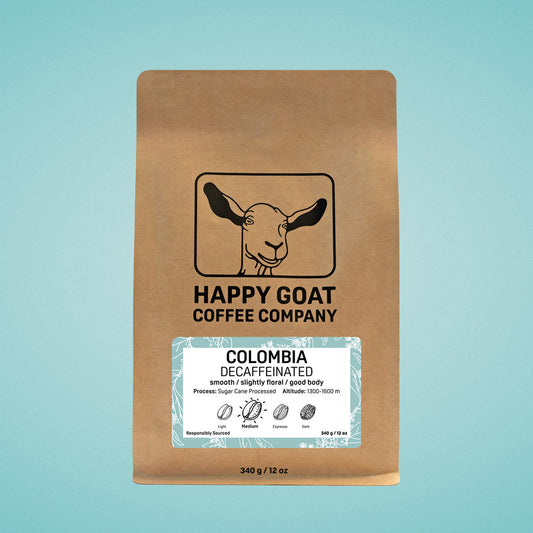 Happy Goat Coffee Company WB Colombia Decaf 12oz (340g)