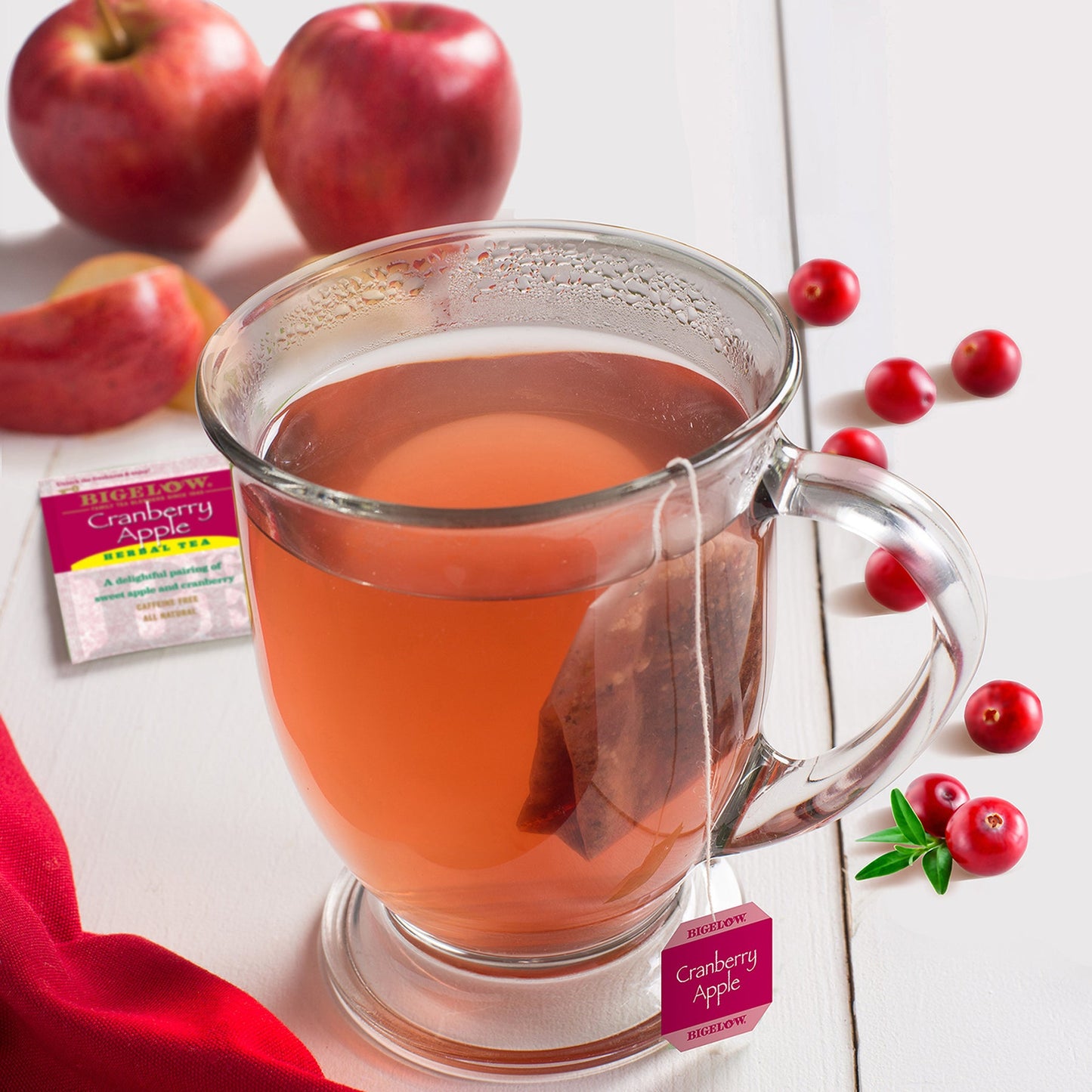 Bigelow Tea Cranberry Apple Herbal Tea 28 CT