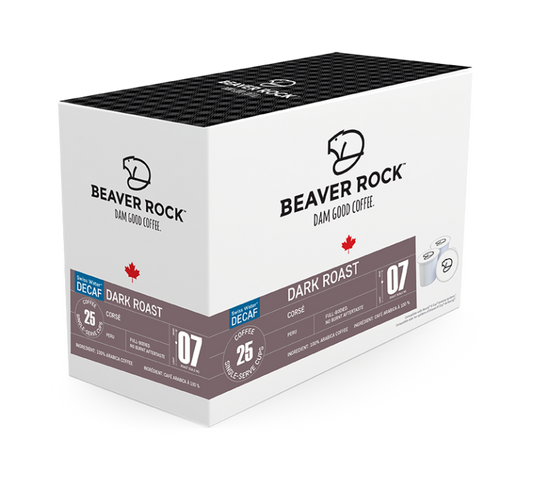 Beaver Rock Classic Dark Roast Decaf 25 CT