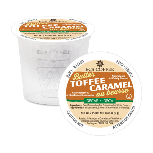 ECS Coffee Butter Toffee Decaf 24 CT