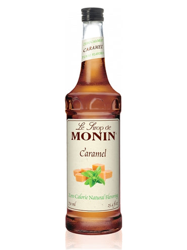 Monin Natural Zero Syrup Caramel 750ml