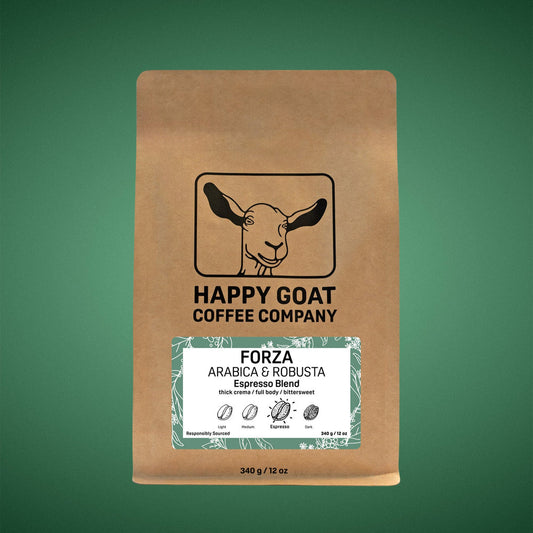 Happy Goat Coffee Company WB Forza Espresso 12oz (340g)