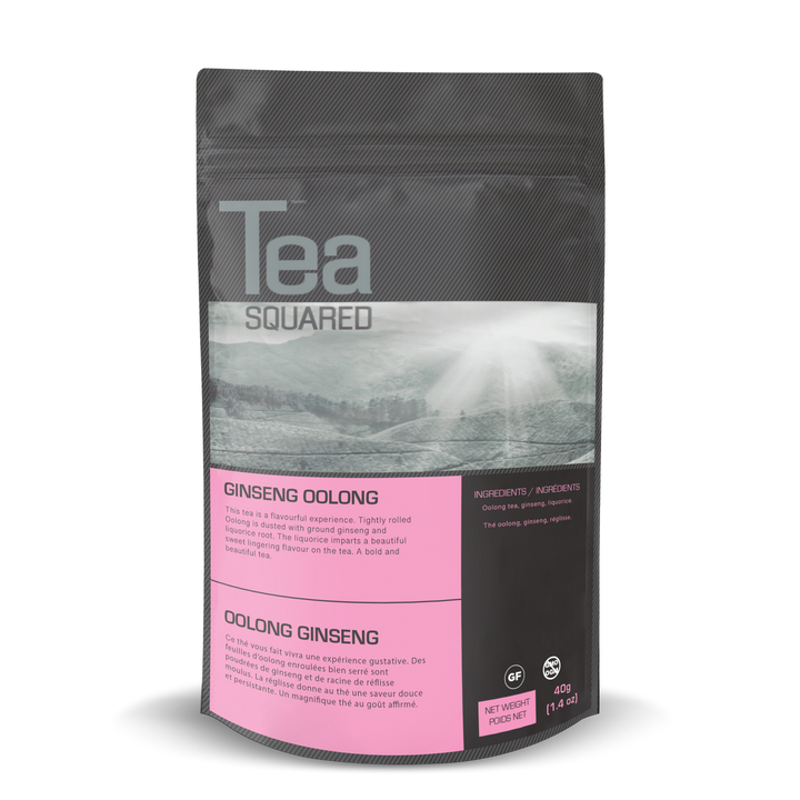 Tea Squared Loose Leaf Tea - Oolong - Ginseng 40g