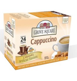 Grove Square Cappuccino Caramel 24 CT