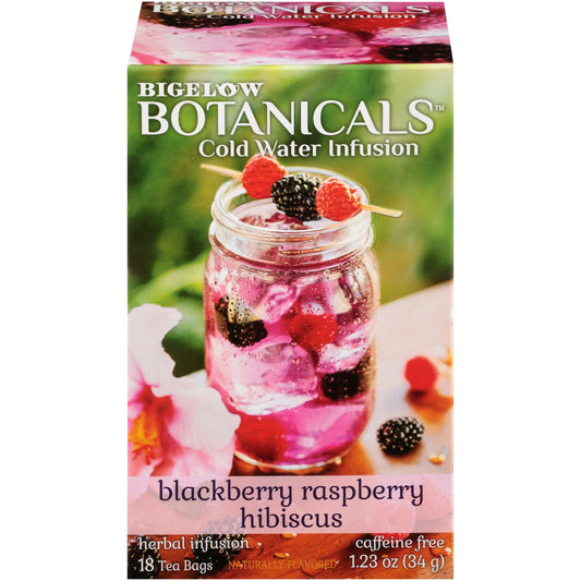 Bigelow Botanicals Blackberry Raspberry Hibiscus Cold Water Infusion 18 CT