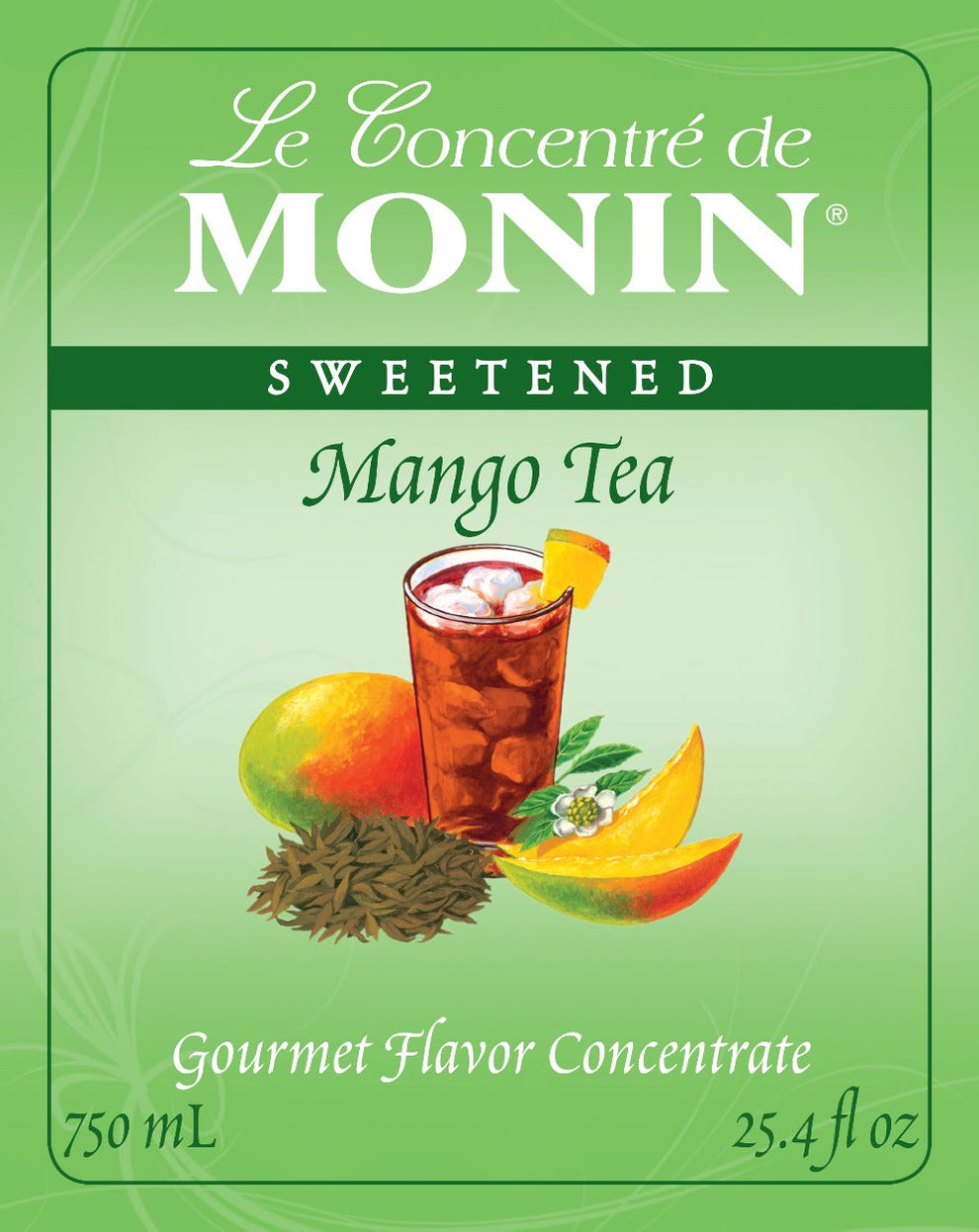 Monin Tea Concentrate - Mango 750mL