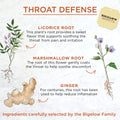 Bigelow Benefits Throat Defense (Ginger, Honey and Lemon) Herbal Tea 18 CT