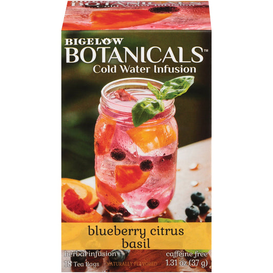 Bigelow Botanicals Blueberry Citrus Basil Cold Water Infusion 18 CT
