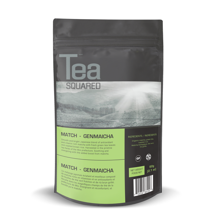 Tea Squared Loose Leaf Tea - Green - Matcha Genmaicha (Ryokucha) 60g