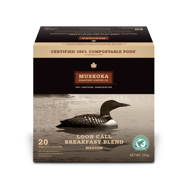 Muskoka Roastery Coffee Co. Loon Call Breakfast Blend 20 CT