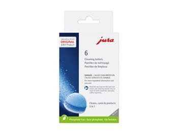 JURA 3-Phase Cleaning Tablets - 6 Pack