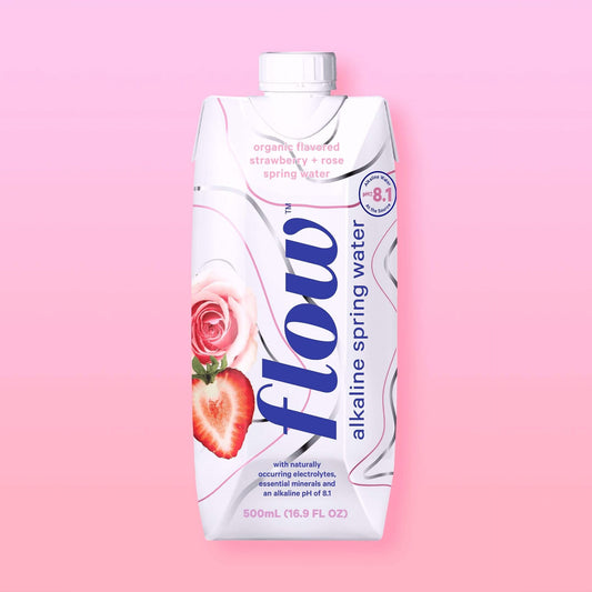 Flow Sports Drink - Strawberry & Rose 500ml