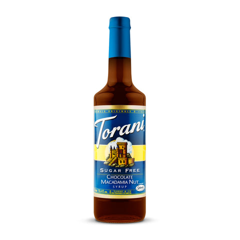 Torani Sugar Free Syrup Chocolate Macadamia Nut (PET) 750ml