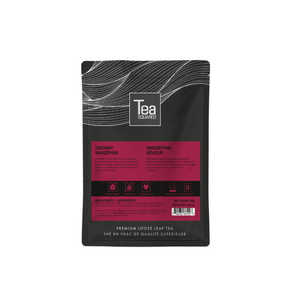 Tea Squared Loose Leaf Tea - Fruity - Dreamy Marizipan 80g