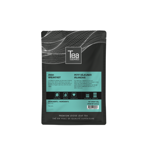 Tea Squared Loose Leaf Tea - Black - Irish Breakfast 80g