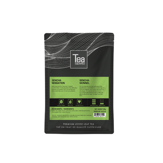 Tea Squared Loose Leaf Tea - Green - Sencha Sensation 80g