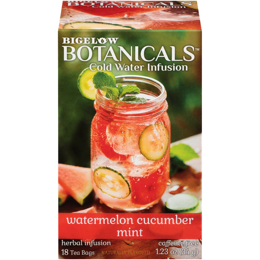 Bigelow Botanicals Watermelon Cucumber Mint Cold Water Infusion 18 CT