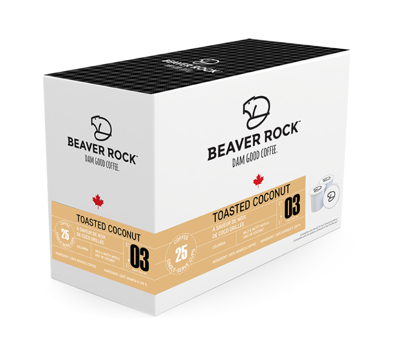 Beaver Rock Flavour Toasted Coconut 25 CT